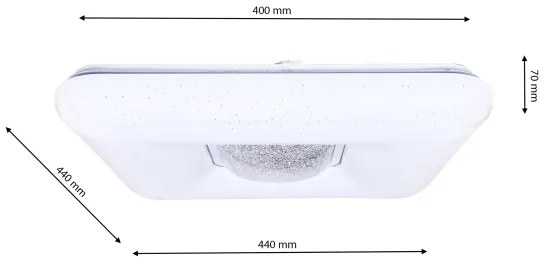 Plafoniera LED dimmerabile YAX LED/24W/230V