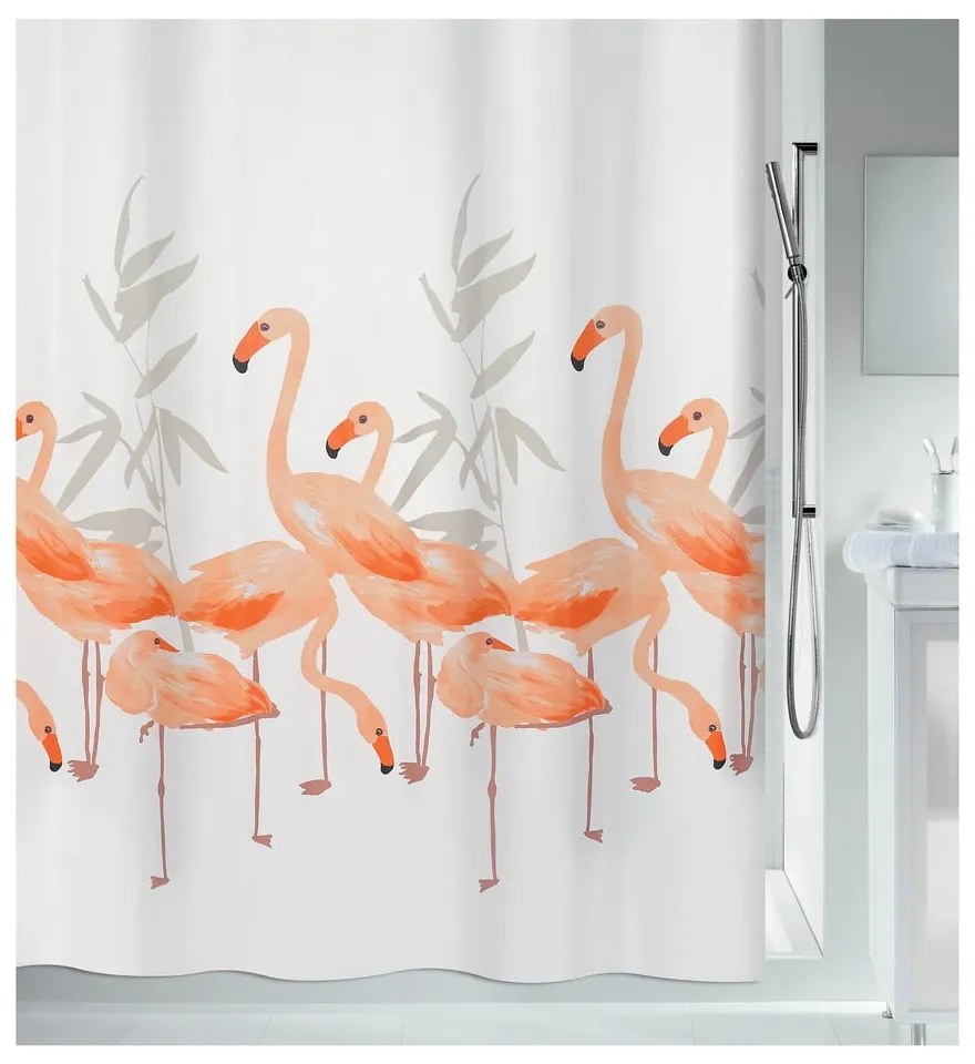 Tenda per doccia 180x200 cm Flamingo – Spirella