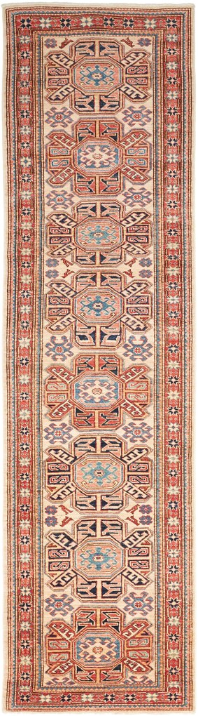 Kazak Tappeto orientale 290 x 80 Beige (Pakistan) Annodato A Mano