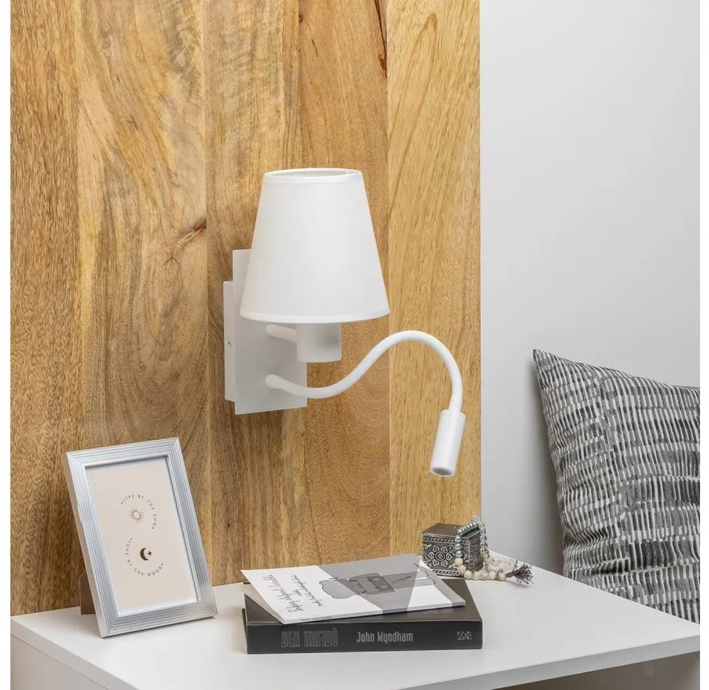 Brilagi - Applique a LED NUBILA 1xE27/25W/230V + LED/3W bianco