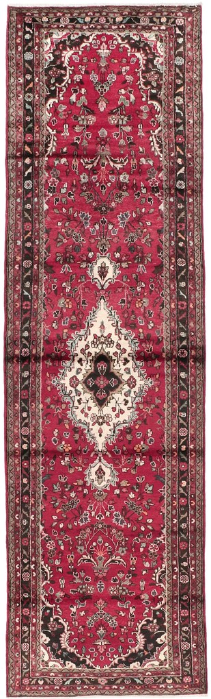 Hamedan Tappeto persiano 380x100 (Iran) Annodato A Mano