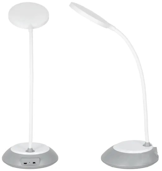LED Lampada da tavolo ricaricabile dimmerabile VISUA LED/5W/5V 3000-5000K grigio