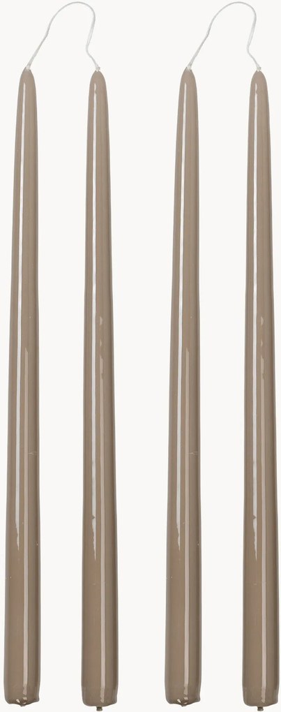 Set di 4 candele da tavolo fatte a mano Smooth
