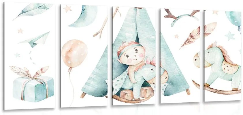 Quadri 5 pezzi – Per bambino