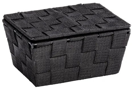 WENKO 22197100 - Cestino ADRIA 19x14 cm nero