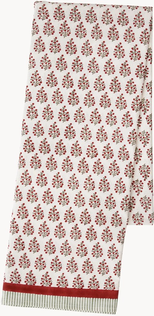 Tovaglia rettangolare in cotone fatta a mano Samira