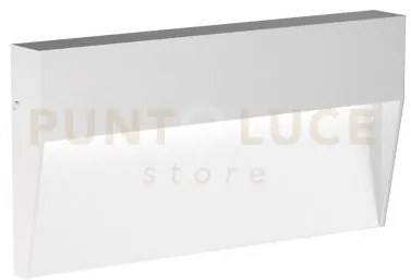 Ges1170c- segnapassi in alluminio led 3000k 454lm 6w colore bianco