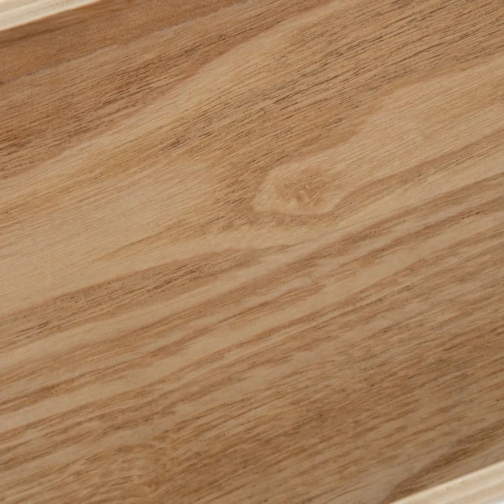 Vassoi decorativi in legno in set da 2 20x37 cm - Casa Selección