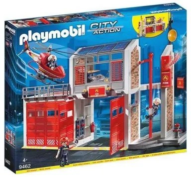 Playset City Action Fire Station Playmobil 9462