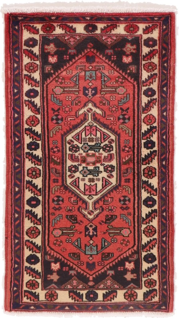 Hamedan Tappeto 110x60 (Iran) Annodato A Mano