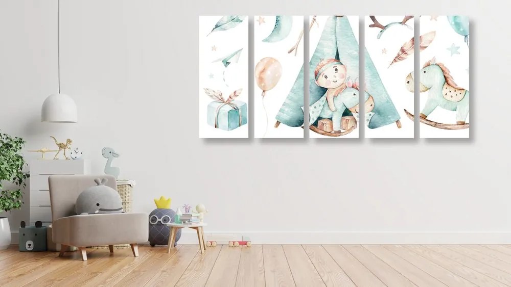 Quadri 5 pezzi – Per bambino