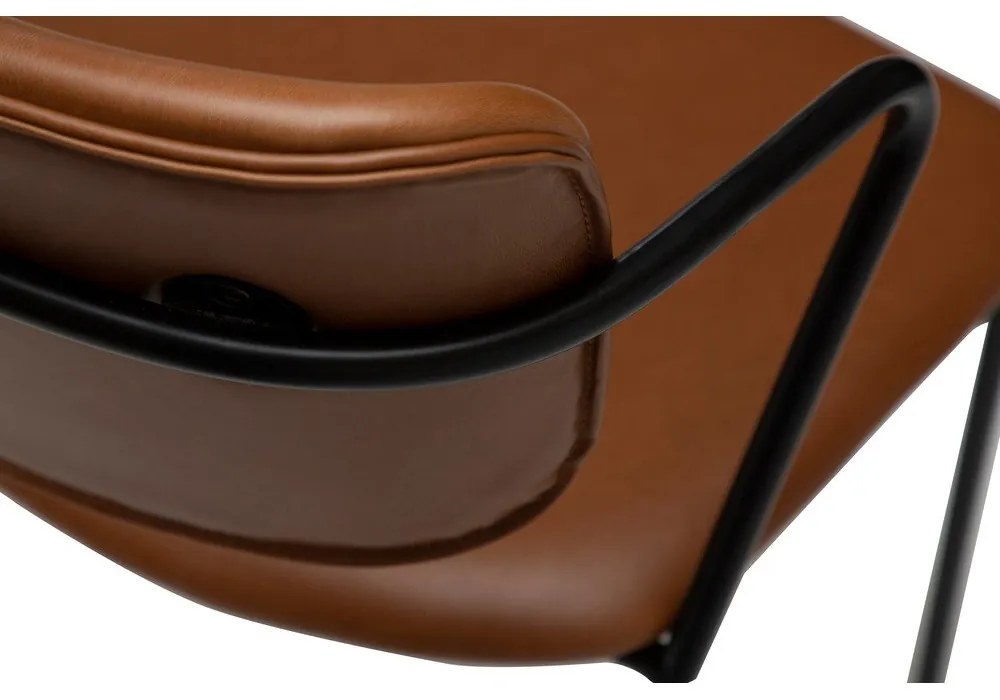 Sedia in similpelle marrone Zed - DAN-FORM Denmark