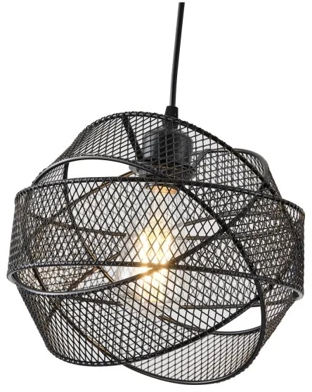 Lampadario a sospensione con filo 1xE27/40W/230V nero