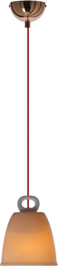 Lampadario bianco con paralume in ceramica Sewilla – Candellux Lighting