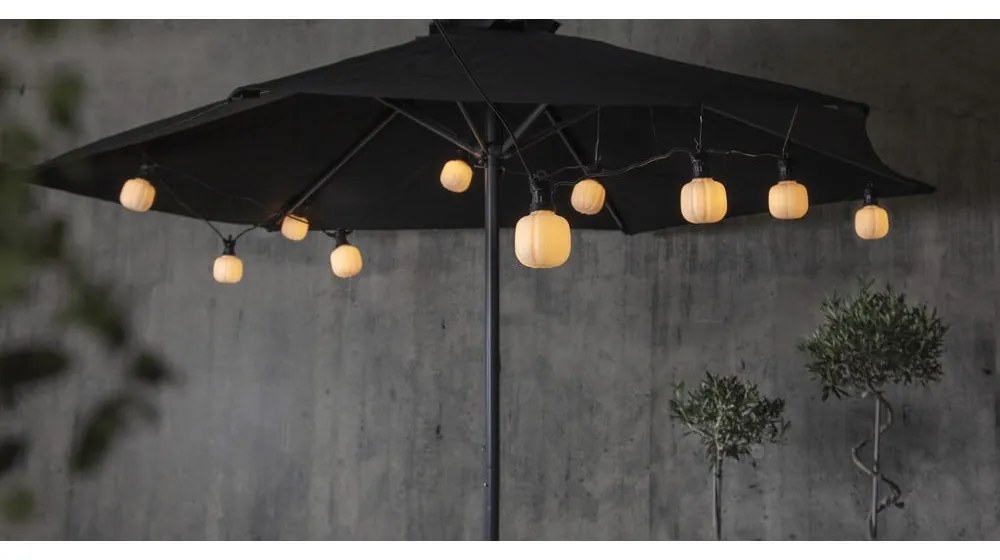 Catena luminosa a LED nera per esterni, lunghezza 5 m Circus Maxi - Star Trading