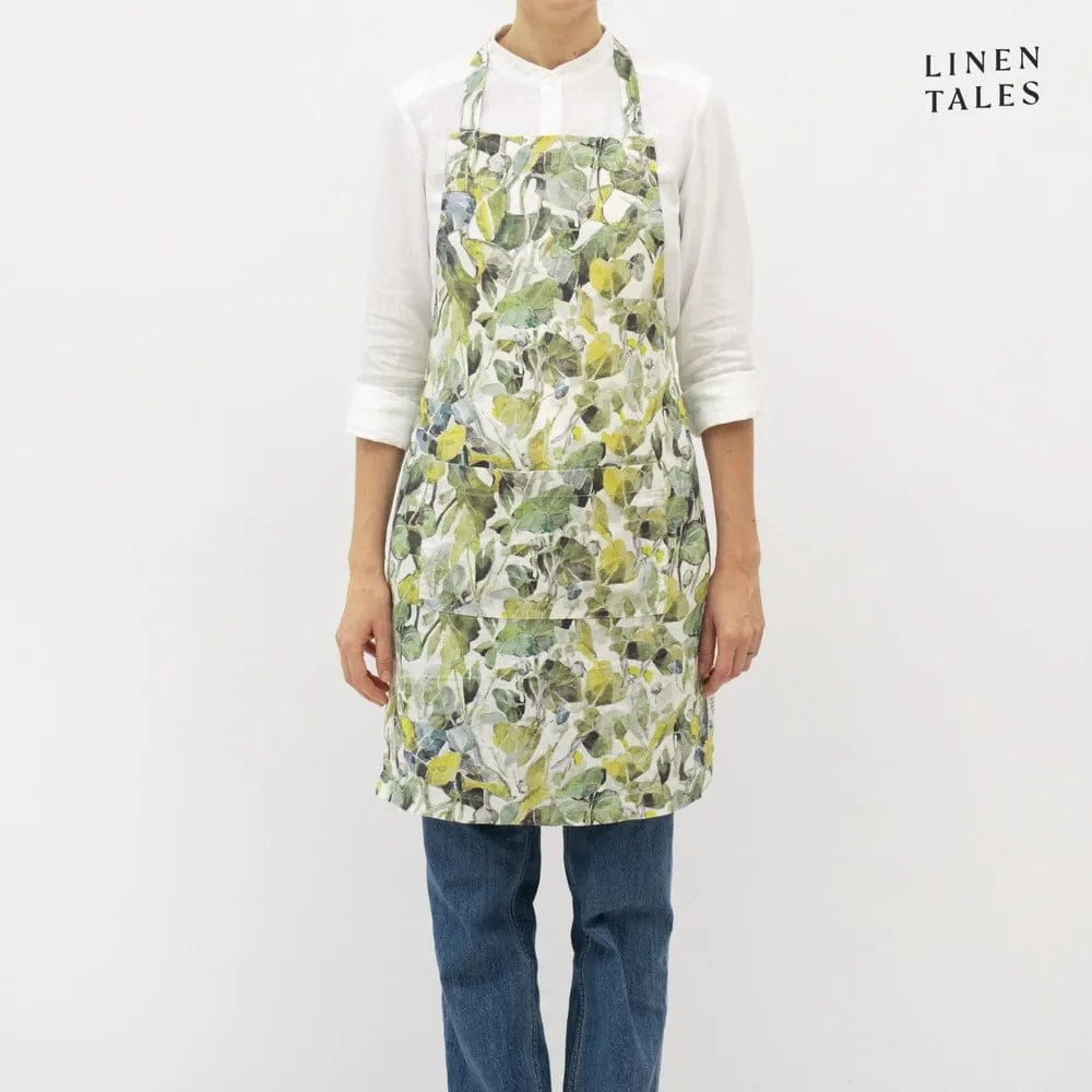 Grembiule in lino Lotus - Linen Tales