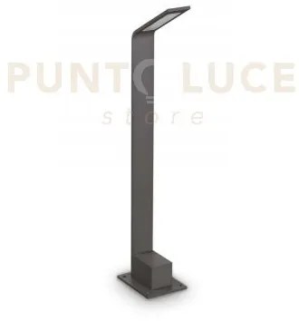 Agos paletto ip54 led 3000 k 670lm 6,5w antracite h.60cm