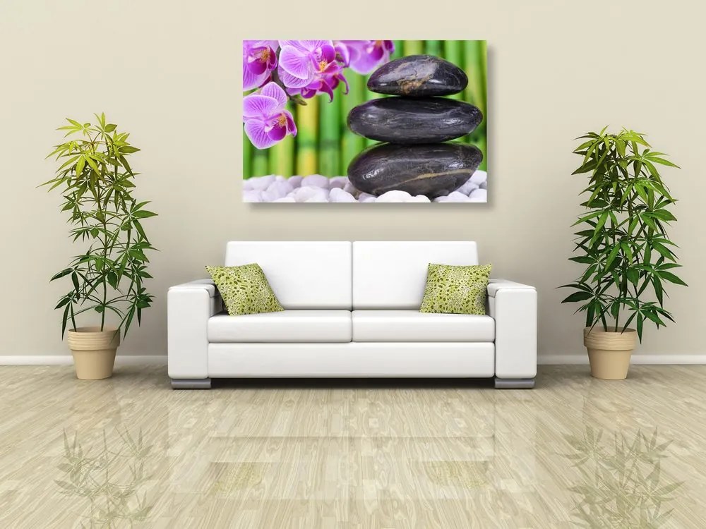 Quadro su tela – Giardino Zen giapponese