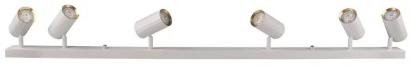 Faretto NICEA 6xGU10/10W/230V bianco