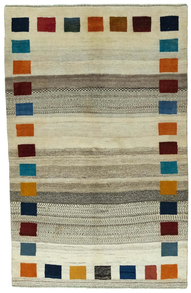 Gabbeh Tappeto persiano 160x250 Beige (Iran) Annodato A Mano