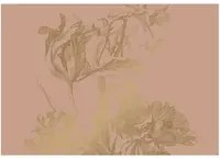 KEK Amsterdam Wandbild Engraved Flowers Gold 4 - XL