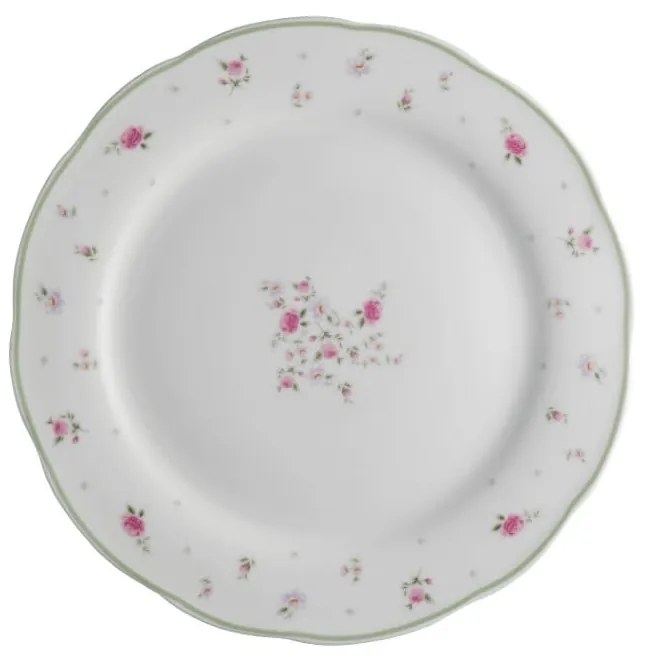 Set di piatti in porcellana da 18 pezzi Nonna Rosa - Brandani