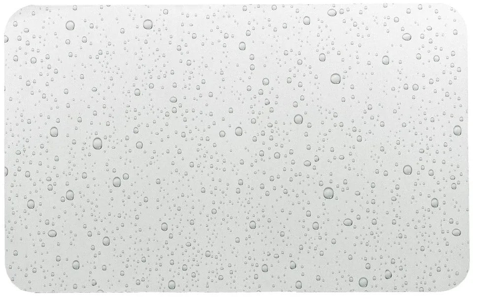 Tappetino per il bagno grigio chiaro 50x80 cm Splash – douceur d'intérieur