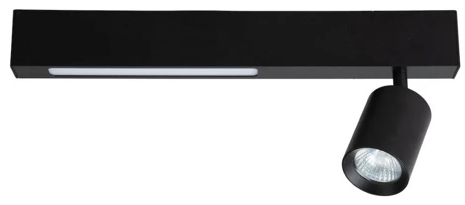 Faretto LED MAGNET LED/5W/230V + 1xGU10/60W 3000/4000K nero