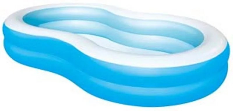 Piscina 'big lagoon family' gonfiabile +3 anni - CM.262X157X46H. - peso KG.4,8 (ART.54117B)