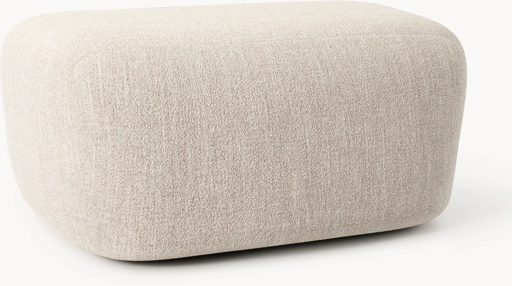 Pouf grande in bouclé Wolke