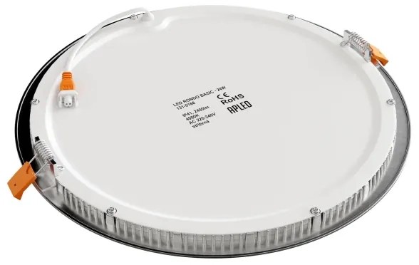 APLED - Lampada LED da incasso per bagni RONDO LED/24W/230V IP40 diametro 30 cm cromo