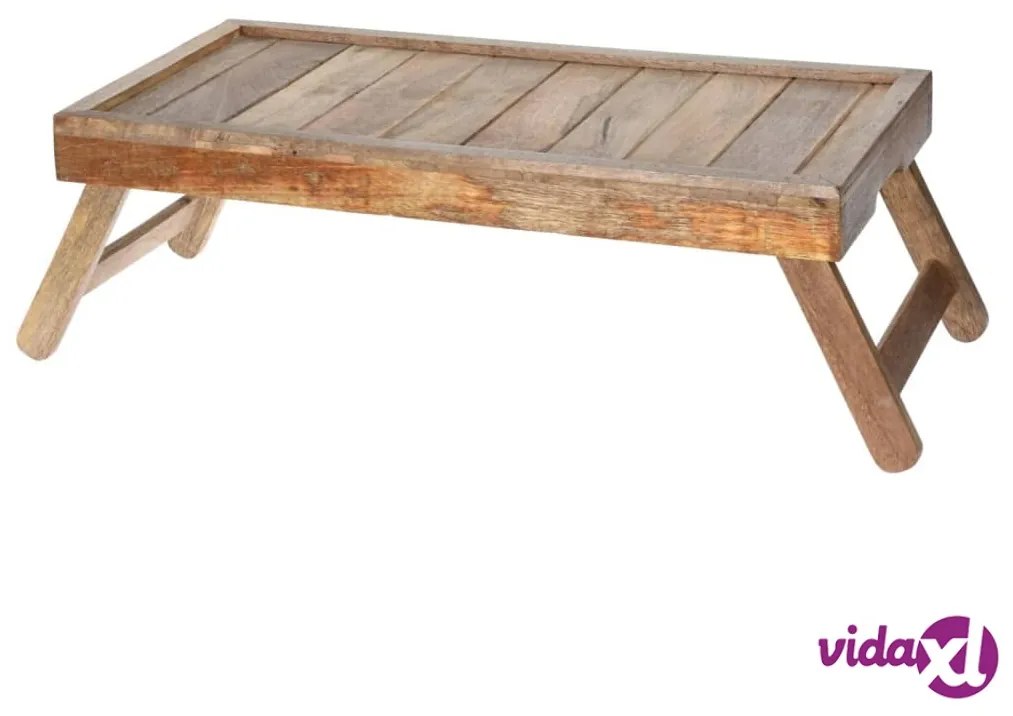H&S Collection Vassoio da Letto con Gambe Pieghevoli
