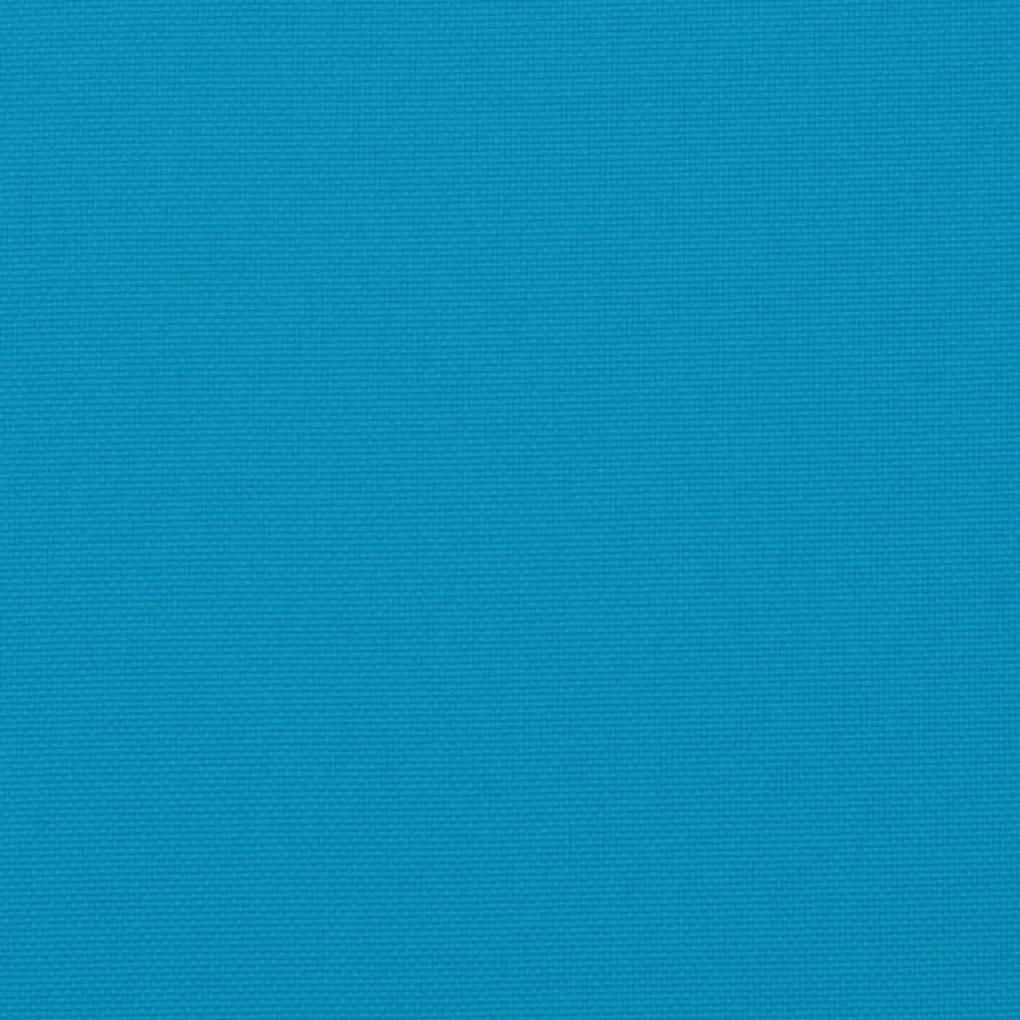 Cuscino per Panca Azzurro 180x50x7 cm in Tessuto Oxford