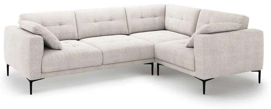 Divano angolare beige (con penisola a destra/a L) Bemy – Micadoni