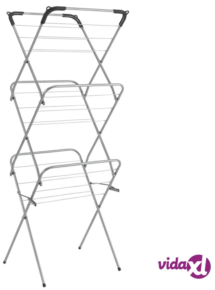 Metaltex Stendibiancheria a 3 Livelli Tec Concerto Slim 9,5 m