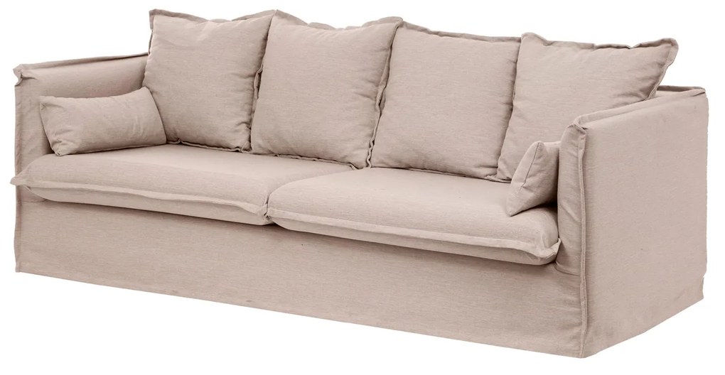 Divano letto 3 posti beige Odilon