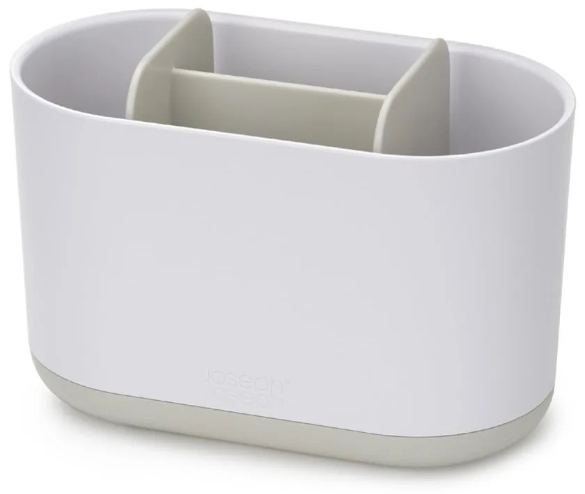 Bicchiere di plastica bianco per spazzolini da denti Duo - Joseph Joseph