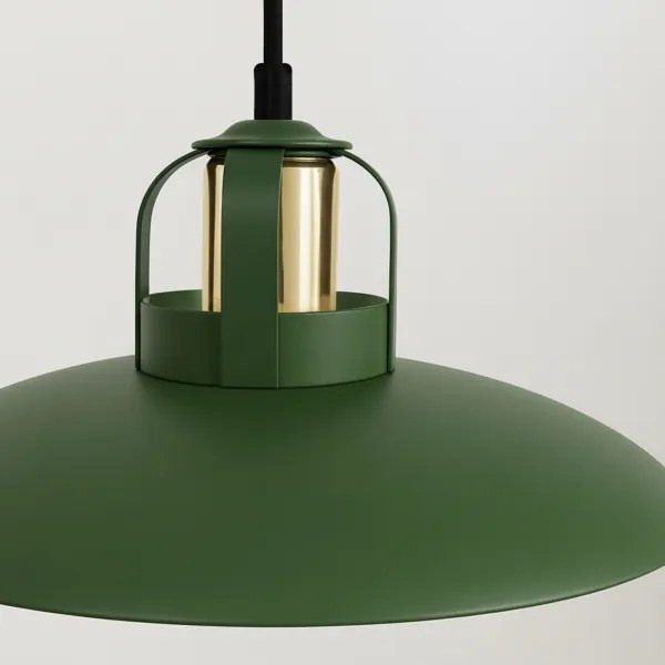 Brilagi - Lampadario a sospensione con filo FLAMENGO 2xE27/60W/230V verde