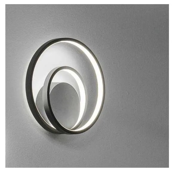 Ideal Lux - Applique a LED OZ LED/26W/230V CRI 90 nero