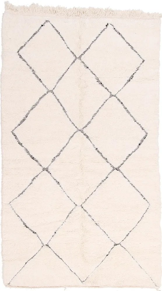 Berber Tappeto 150x260 Beige (Marocco) Annodato A Mano