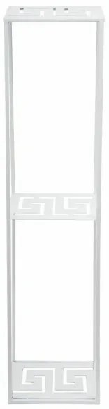 Portafiori 100x24 cm bianco