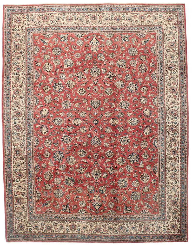 Sarouk Tappeto 270 x 360 (Iran) Annodato A Mano