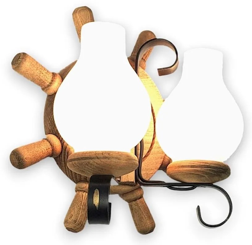 Brilagi - Applique TIMONA 2xE14/40W/230V faggio