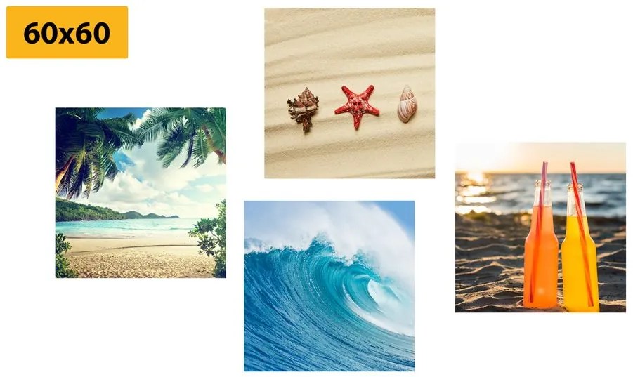 Set di quadri – Vacanza al mare