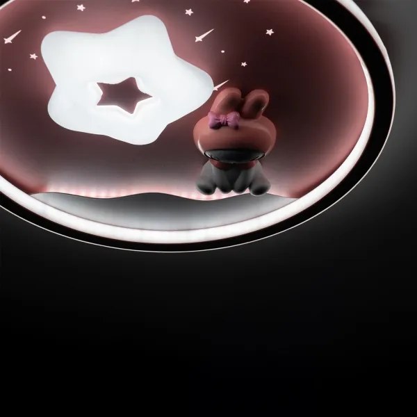 Brilagi - LED dimmerabile, plafoniera per cameretta BUNNY LED/83W/230V 3000-6000K + telecomando