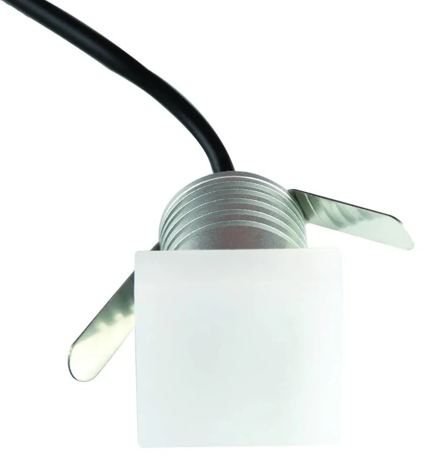 Faretto LED 1W IP65 Quadrato Luce Diffusa - Professional Colore Bianco Naturale 4.000K