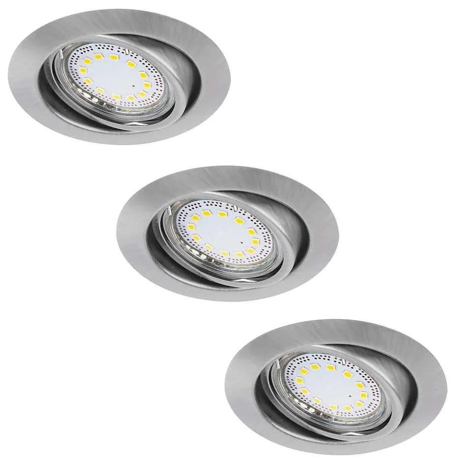 Rabalux 1166 - SET 3xLED Lampada da incasso LITE 3xGU10/3W/230V
