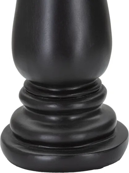 Alfiere Nero E Oro Cm Ø 12,5X38,5