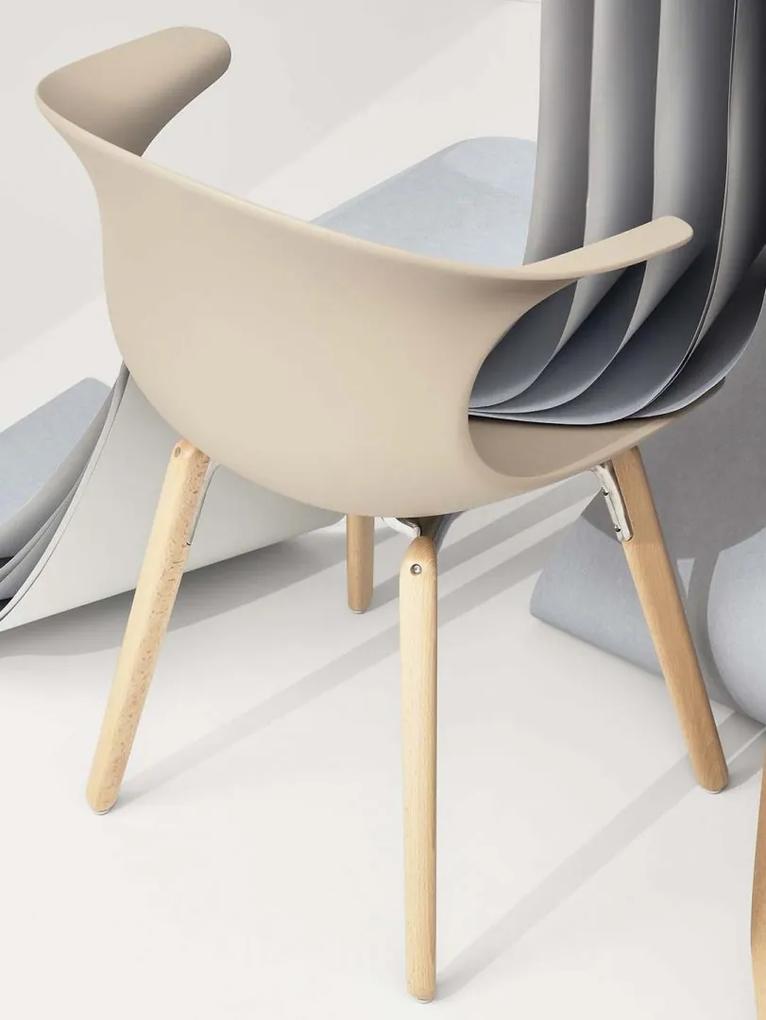 Infiniti design sedia wooden legs loop mono
