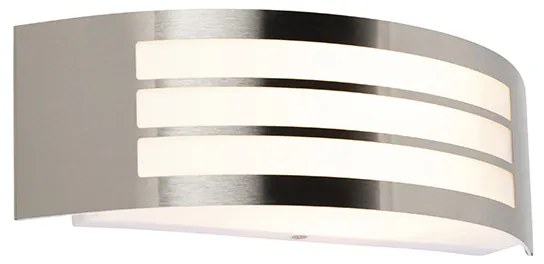 Lampada da parete moderna acciaio inox IP44 - Sapphire Deluxe